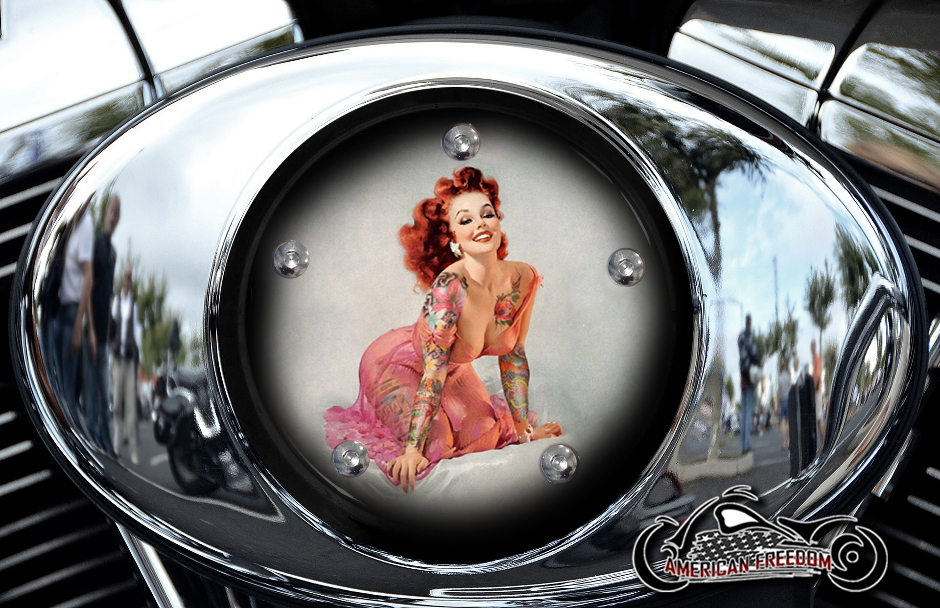 Custom Air Cleaner Cover - Red Head Blankets